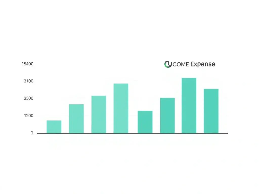 A visual representation of a balanced budget, showcasing income and expenses, with a ZueriFinanz logo subtly integrated.